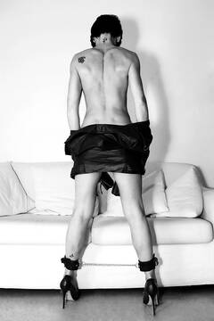 black e white