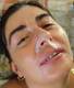 la mia faccia piena di sperma