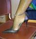 Scarpa e calze a rete